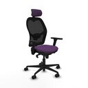 Jorquera sincro malla negra bali morado brazos 3D base nailon cabecero 2D ruedas 65mm nailon