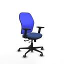 Jorquera traslack malla azul bali azul marino brazos 2D base nailon  ruedas 65mm engomada