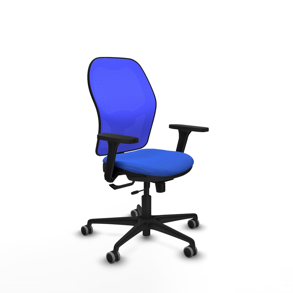 Jorquera traslack malla azul bali azul brazos 3D base nailon  ruedas 65mm engomada