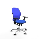 Jorquera traslack malla azul bali azul brazos 3D base aluminio  ruedas 65mm engomada