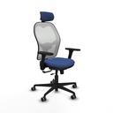 Jorquera traslack malla blanca bali azul marino brazos 3D base nailon cabecero 2D ruedas 65mm engomada