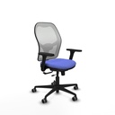 Jorquera traslack malla blanca bali azul claro brazos 3D base nailon  ruedas 65mm engomada