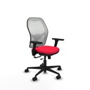 Jorquera traslack malla blanca bali rojo brazos 3D base nailon  ruedas 65mm nailon
