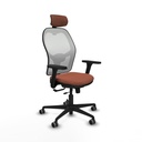 Jorquera traslack malla blanca bali marrón brazos 3D base nailon cabecero 2D ruedas 65mm engomada
