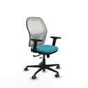 Jorquera traslack malla blanca bali turquesa brazos 2D base nailon  ruedas 65mm engomada