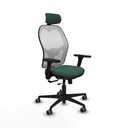 Jorquera traslack malla blanca bali verde botella brazos 3D base nailon cabecero 2D ruedas 65mm engomada