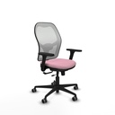 Jorquera traslack malla blanca bali rosa brazos 3D base nailon  ruedas 65mm engomada