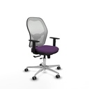 Jorquera traslack malla blanca bali morado brazos 1D base aluminio  ruedas 65mm engomada