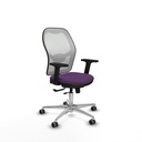 Jorquera traslack malla blanca bali morado brazos 2D base aluminio  ruedas 65mm engomada