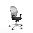 Jorquera traslack malla blanca bali negro brazos 1D base aluminio  ruedas 65mm engomada