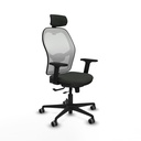 Jorquera traslack malla blanca bali negro brazos 2D base nailon cabecero 2D ruedas 65mm engomada