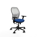 Jorquera traslack malla blanca similpiel azul brazos 3D base nailon  ruedas 65mm nailon