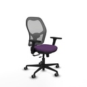 Jorquera traslack malla gris bali morado brazos 3D base nailon  ruedas 65mm engomada