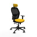 Jorquera traslack malla negra bali amarillo brazos 1D base nailon cabecero 2D ruedas 65mm engomada