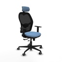 Jorquera traslack malla negra bali azul cielo brazos 1D base nailon cabecero 2D ruedas 65mm engomada