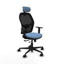 Jorquera traslack malla negra bali azul cielo brazos 1D base nailon cabecero 2D ruedas 65mm nailon
