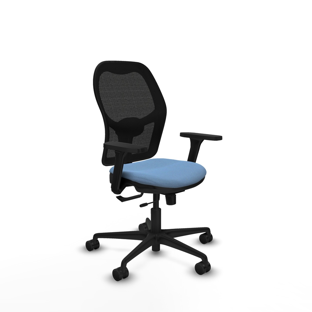 Jorquera traslack malla negra bali azul cielo brazos 3D base nailon  ruedas 65mm nailon