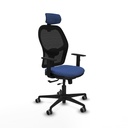 Jorquera traslack malla negra bali azul marino brazos 1D base nailon cabecero 2D ruedas 65mm engomada