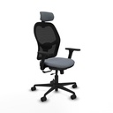 Jorquera traslack malla negra bali gris brazos 3D base nailon cabecero 2D ruedas 65mm nailon