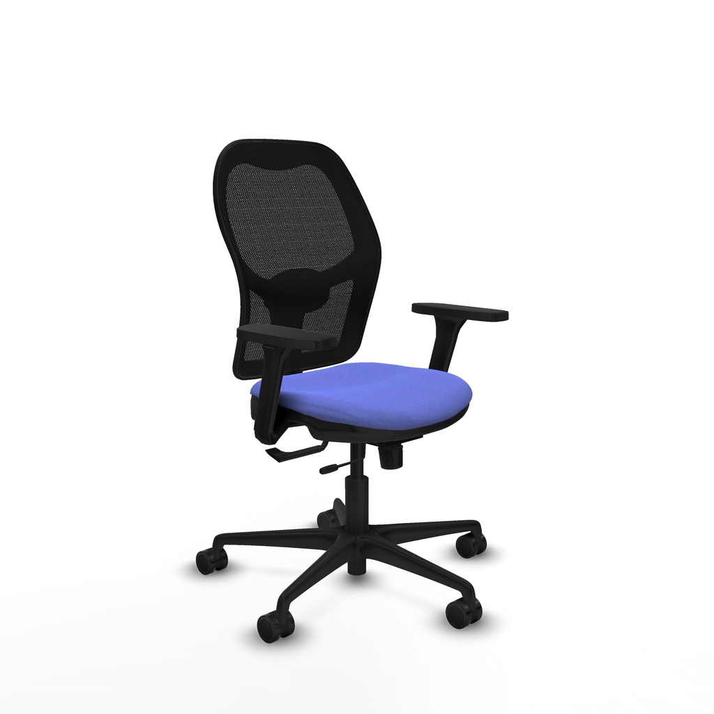 Jorquera traslack malla negra bali azul claro brazos 3D base nailon  ruedas 65mm nailon