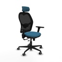 Jorquera traslack malla negra bali verde petroleo brazos 3D base nailon cabecero 2D ruedas 65mm engomada