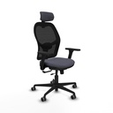 Jorquera traslack malla negra bali gris oscuro brazos 3D base nailon cabecero 2D ruedas 65mm engomada