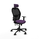 Jorquera traslack malla negra bali morado brazos 1D base nailon cabecero 2D ruedas 65mm nailon
