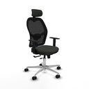 Jorquera traslack malla negra bali negro brazos 1D base aluminio cabecero 2D ruedas 65mm nailon