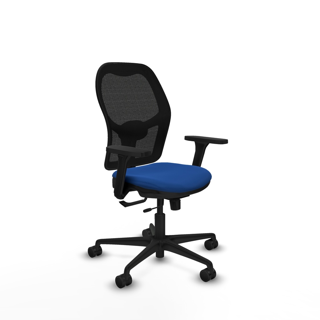 Jorquera traslack malla negra similpiel azul brazos 3D base nailon  ruedas 65mm nailon
