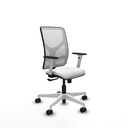 Motilla sincro malla blanca bali blanco brazos blancos base blanca  ruedas 65mm nailon