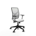 Motilla sincro malla blanca bali blanco brazos blancos base piramidal  ruedas 65mm engomadas