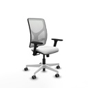 Motilla sincro malla blanca bali blanco brazos 3D base blanca  ruedas 65mm engomadas