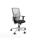 Motilla sincro malla blanca bali negro brazos 1D base blanca  ruedas 65mm engomadas